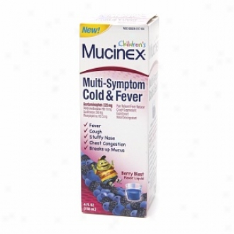 Mucinex Multi Symptom Children's Liquid - Cold & Fever