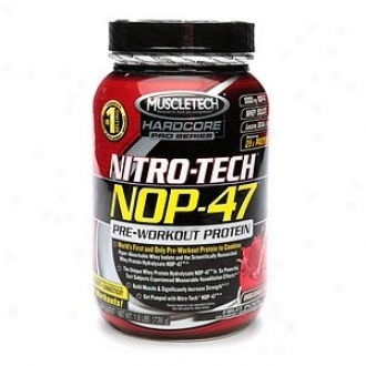 Muscletech Nitro-tech Nop-47 Pre-workout Protein, Fruit Punch