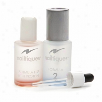 Nailtiques Formula 2 Treatment + Formula Fix With Protein Kit