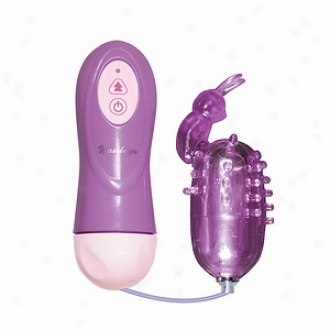 Nasstoys Party Girl Rabbit Bullet Vibrator 10 Function Waterproof, Purple