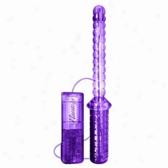 Nasstoys Variable Speed Vibrating Anal Swirl Pleasure Baton Purple