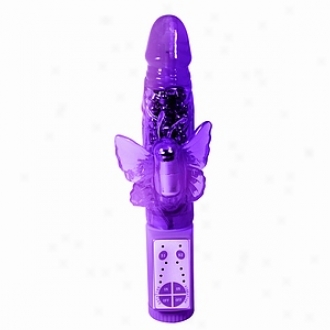 Nasstoys Wp Butterfly Climaxer 6  Vibrator Beadds Butterfly Stimulator Purple