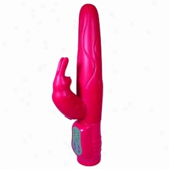 Nasstoys Wp Silicone Pure Vibes 75 Red 7  Shaft, Bunny Ears Clitoral Stimulator