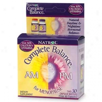 Natrol Complete Balance, Am & Pm For Menopause, Two Comprehensive Formulas