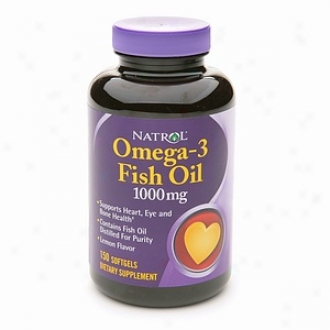 Natrol Omega-3 Fish Oil, 1000mg, Softgels