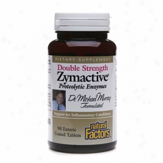 Natural Factors Zymactive, Double Srtength, Enteric Coated Tablets