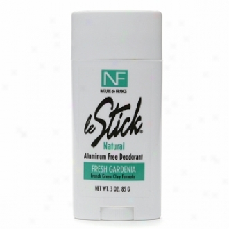 Natuer De France Le Stick Natural Aluminum Free Deodorant, Fresh Gardenia