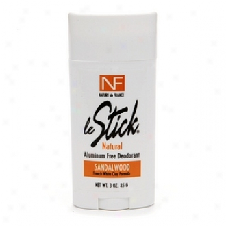 Nature De France Le Stick Natural Aluminum Free Deodorant, Sandalwood