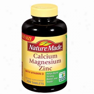 Nature Made Calcium, Magnesium &  Zinc, Tablets