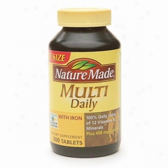 Nature Made Multi Daily Vitamin With Iron, Tablets