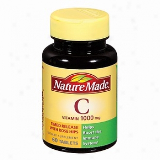 Nature Made Vitamin C With Rose Hips, 1000mg, Tablets
