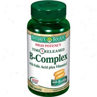 Nature' sBounty B-complex With Folic Acid Plus Vitamin C, Tablets