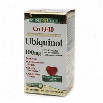 Nature's Bounty Coq10 Advanced Active Form Ubiquinol 100 Mg, Softgels