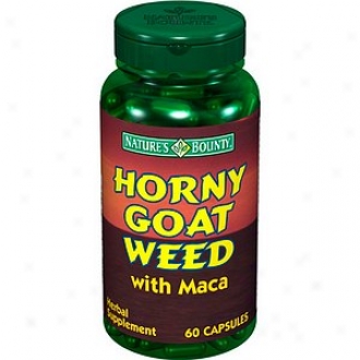 Nature's Bounty Horny Goat Weed With Maca, Capsules