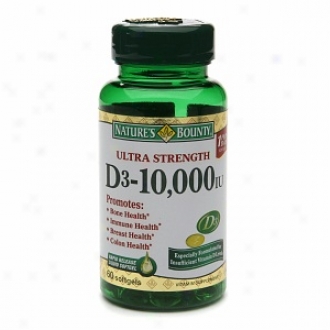 Nature's Bounty Ultra Strength Vitamin D-3 10,000 Iu, Softgels