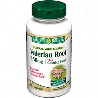 Nature's Bounty Valerian Root 450 Mg Plus Callming Blend, Capsules