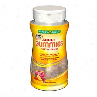 Nature's Bounty Your Life Multi Adult Gummies Multivitamin, Orange, Cherry & Grape