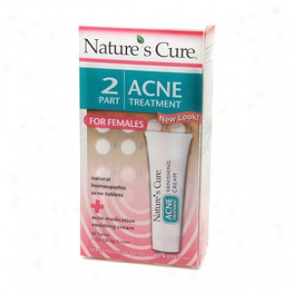 Nature's Cure Two-part Acne Treatment System For Females