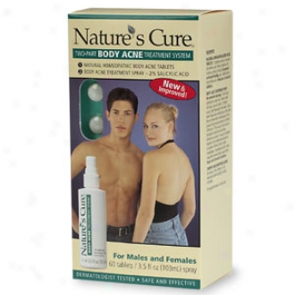 Nature's Cure Two-part Bdoy Acne Treatment A whole  For Males And Females