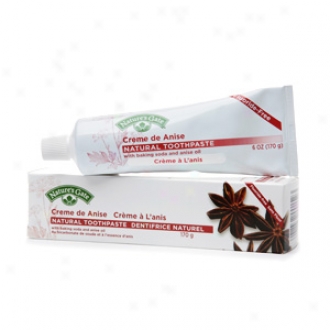 Nature's Gate Natural Toothpaste, Creme De Anise