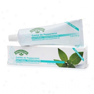 Nature's Gate Natural Toothpaste, Creme De Peppermint