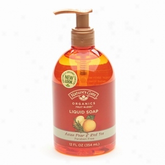 Nature's Gate Organics Fruit Blends Liquid Hand Soap, Asian Pearr & Red Tea