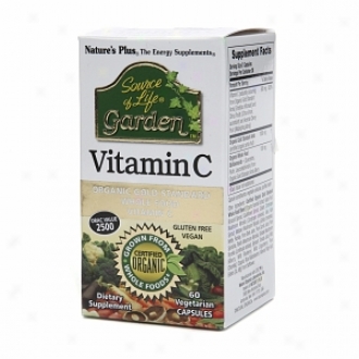 Nature's Plus Source Of Life Garden Vitamin C, Vegetarian Capsules