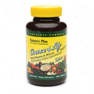 Nature's Plus Source Of Life Multivitamin & Mineral Supplement