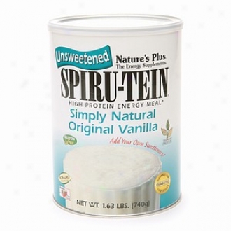 Nature's Plus Spiru-tein High Protein Energy Meal, Simply Natural Original Vanilla