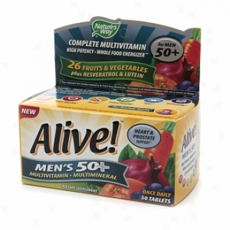 Nature's Way Alive! Once Daily Men's 50+ High Potency Multivitamin