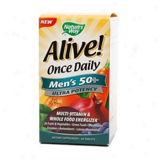 Nature's Way Alive! Once Daily Men's 50+ Ultra Potency Multivitamin