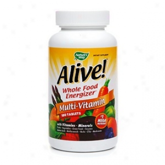 Nature's Way Alive!-Whole Food Energizer Multivitamin, Tablets