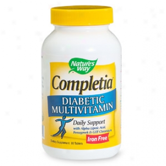 Nature's Way Completia Diabetic Multivitamin Iron Free, Tablets