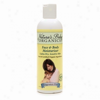 Natures Baby Organics Organic Face & Body Moisturiezr, Fragrance Free