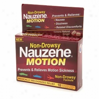 Nauzene Non-drowsy Naauzene Motion Tablets With Natural Ginger