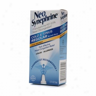 Neo-synephrine Cold & Sinus Regular Strength Nasal Decongestant Spray