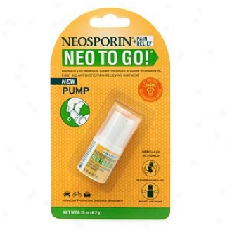 Neosporin Neo To Go! First Aid Antibiotic/pain Relieving Ointment Pump