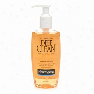 Neutrogena Deep Clean Facial Cleanser, For Normal To Oily Skin