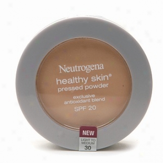 Neutrogena Healthy Skin Pressed Powder Compact Spf 20, Light To Medium 30