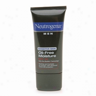 Neutrogena Men Sensitvie Skin Oil-free Moisturre Spf 30 With Helioplex