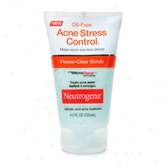 Neutrogena Oil-free Acne Stress Cpntrol, Power-clear Scrub