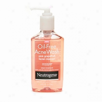 Neutrogena Oil-free Acne Wash Facia Cleanser, Pink Grapefruit