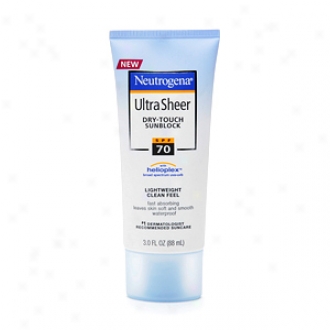Neutrogena Ultra Sheer Dry--touch Sunblock, Spf 70