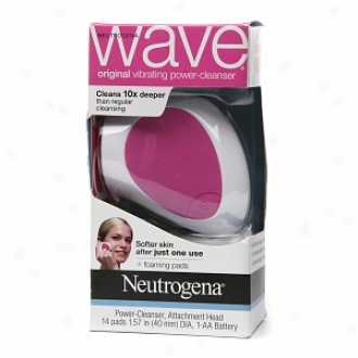 Neutrogena Wave Power-cleasner And Deep Clean Foaming Pads, Pink