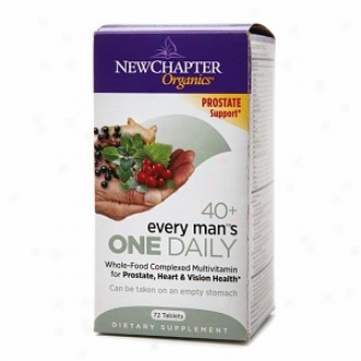 New Chatter Organics Every Man's One Daily 40+ Multivitamin, Tablets