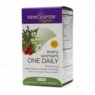 New Chapter Organics Egery Woman One Daiyl Whole Food Multi, Tablets