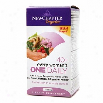 New Chapter Organics Every Woman's One Daily 40+ Multivitamin, Tablets