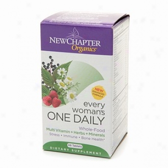 New Chapter Organics Every Woman's One Daily Multi Vitamin, Tablets