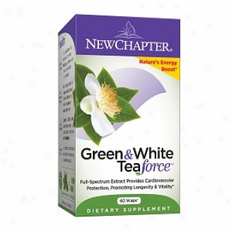 New Chapter Organics Green & White Tea Force, Capsules