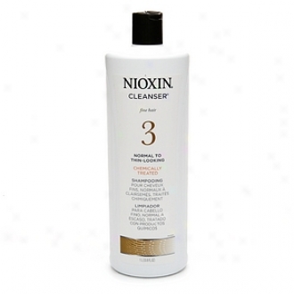 Nioxin Cleanser For Fine Hajr, System 3: Chemically Enhanced Hair/normal To Thin